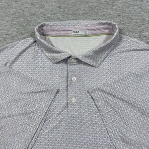 Tasc Polo Shirt Mens 3XL Purple Cloud Performance Stretch Soft Golf Outdoor